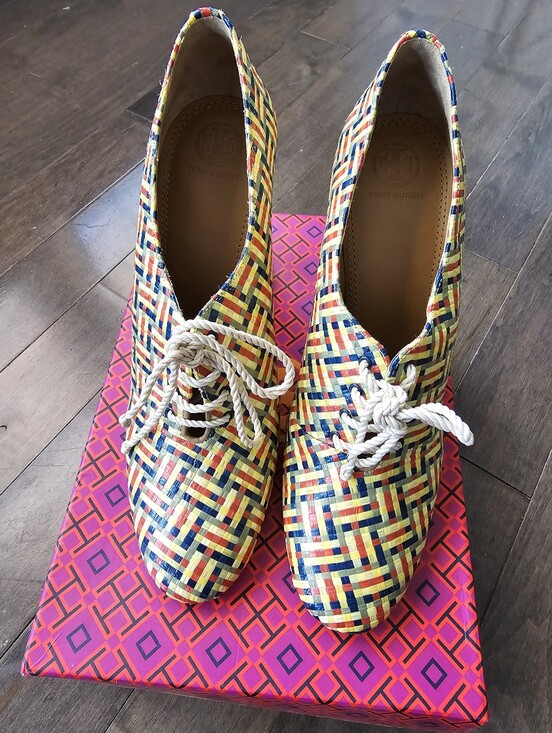 Tory Burch Shoes - NWT Tory Burch Multicolor Raffia Fabienne Ankle Boots Size 10 US /EU 39